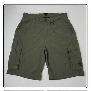 BSA: Scouts shorts Adult Size M Medium Green Centennial Uniform Nylon